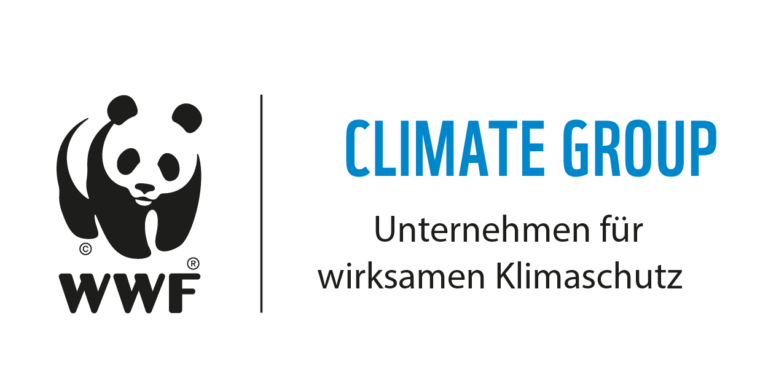 World Wildlife Fund Climate Group Logo. Unternehmen für wirksamen Klimaschutz