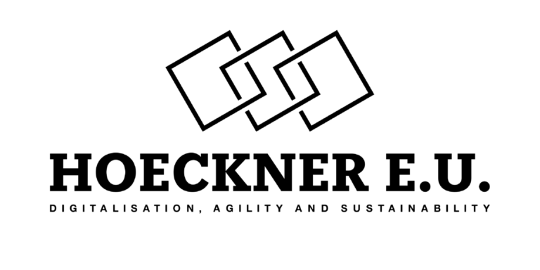 Hoeckner E.U. Logo. Digitalisation, agility and sustainability