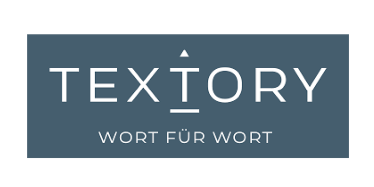 Textory Logo. Wort für Wort