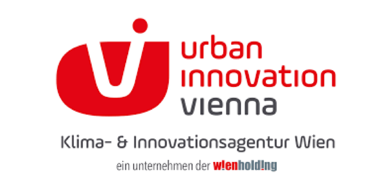 Urban Innovation Vienna Logo. Klima- und Innovationsagentur Wien, ein unternehmen der Wien Holding