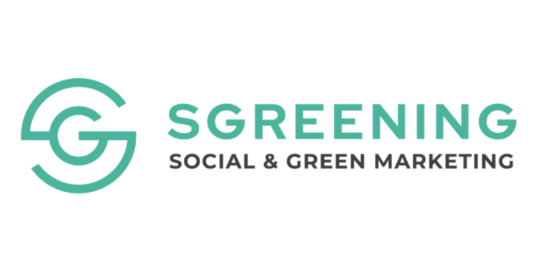 Sgreen Logo. Social und Green Marketing