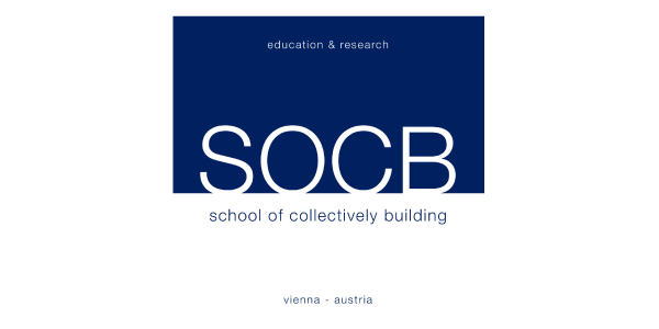 School of Collectively Building Logo. Education & research in Vienna, Austria