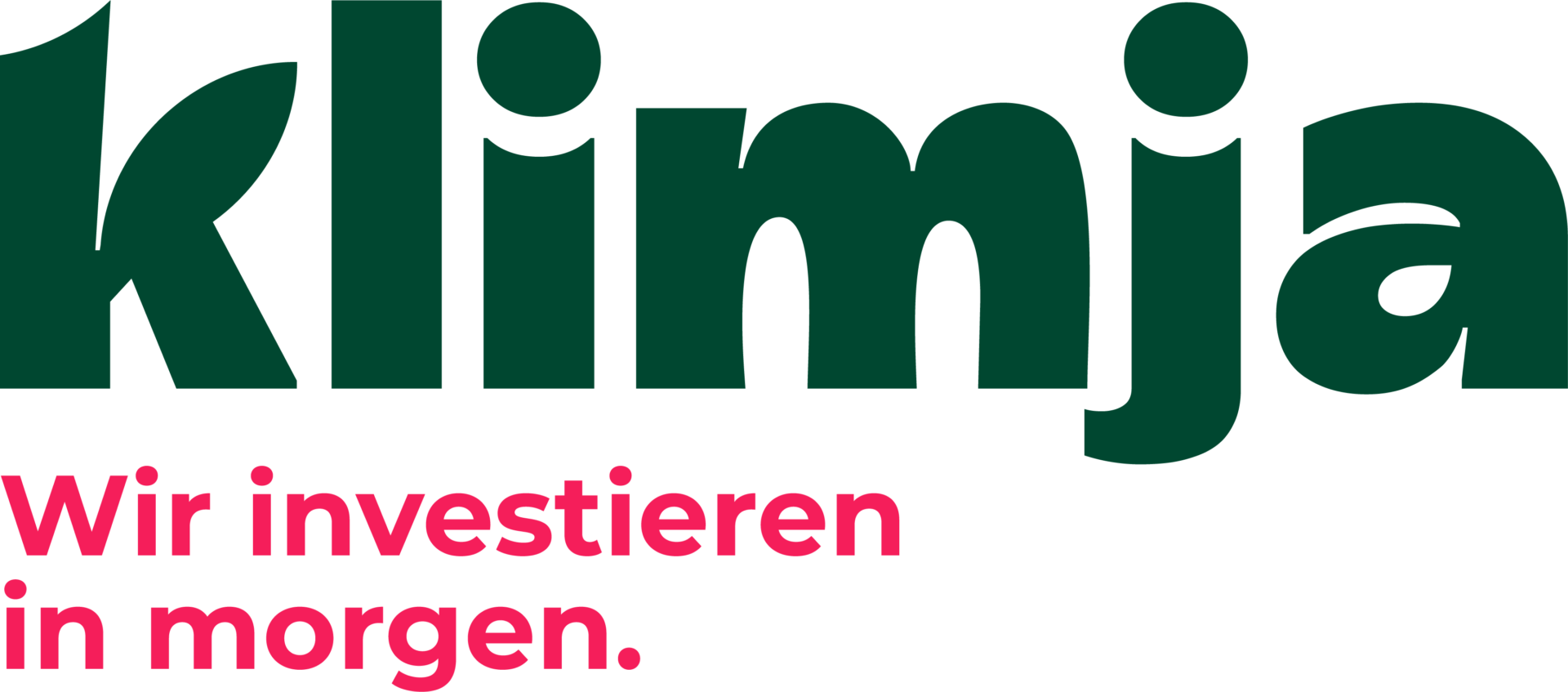 klimja Logo. Wir investieren in morgen.