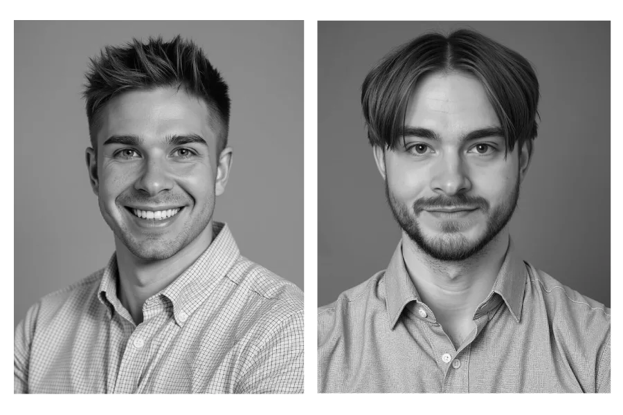 DroneSense Gründer Filip Synowiec und Manuel Leitner