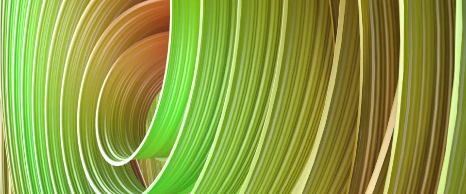 Abstrakte spiralformigen Grashalmen