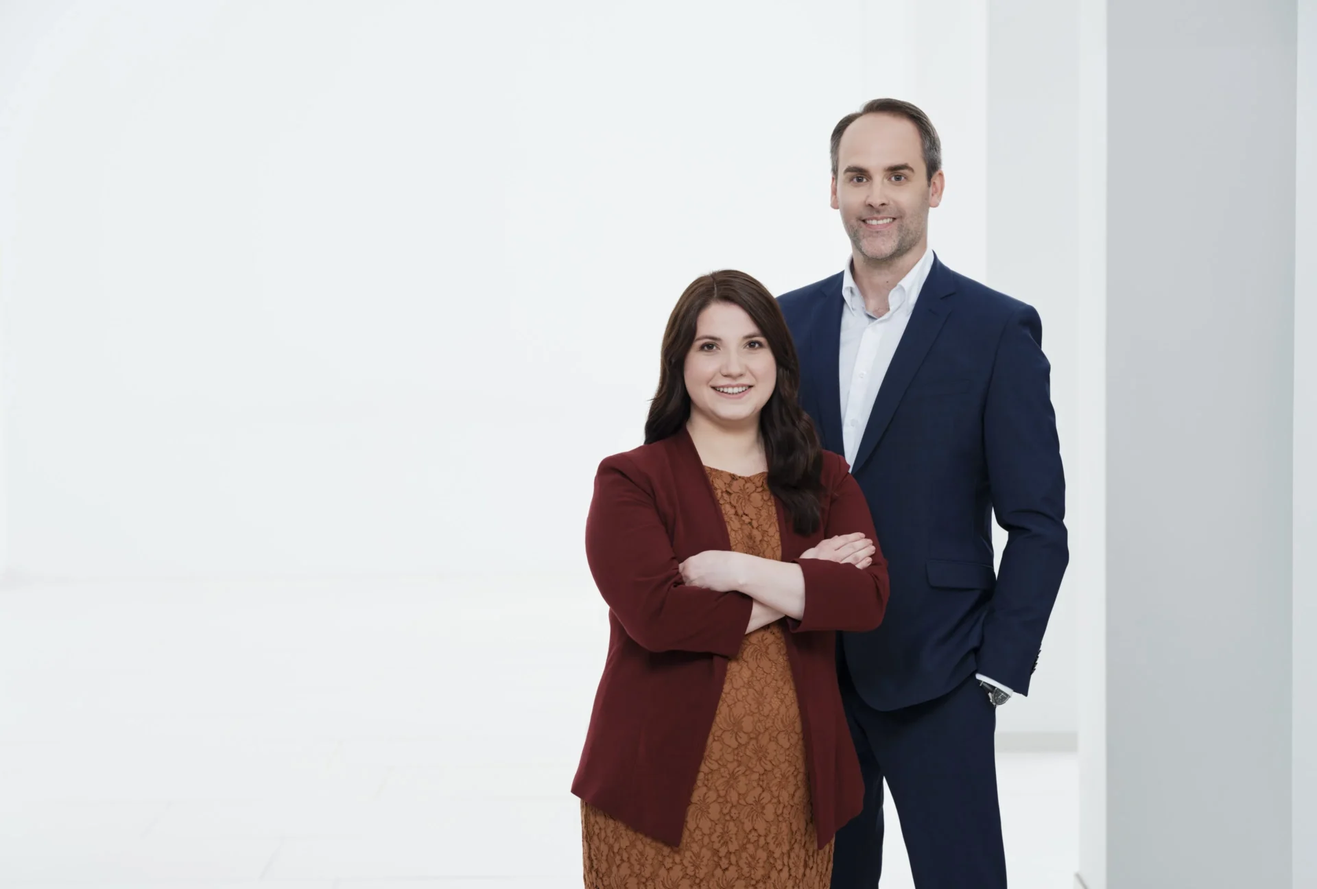 Araminta Perlinger und Marcus Spiegelgraber von der Wohnfonds - Wiener Stadtwerke Entwicklungs GmbH (WWEG) Bildcredits: WWEG