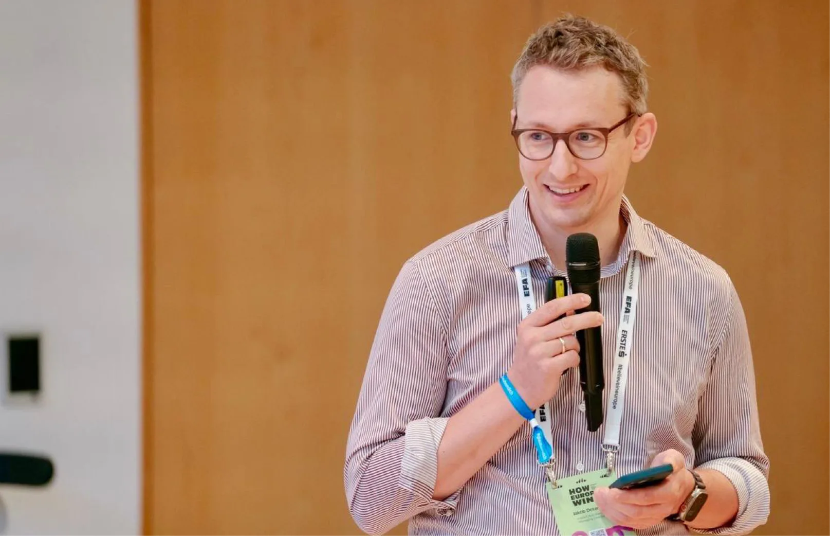 Jakob Detering beim European Alpbach Forum, Impact Hub Vienna